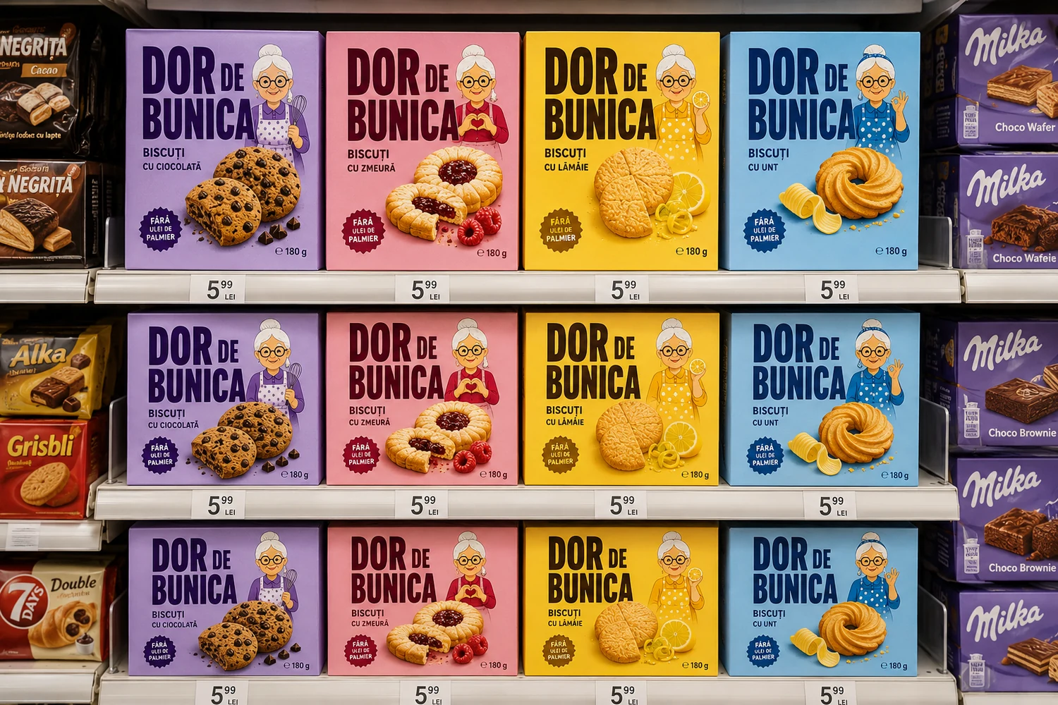 Produsele Dor de Bunica la raft